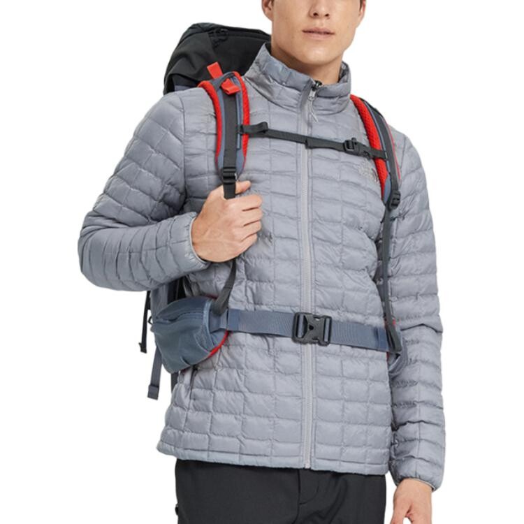 

Стеганая куртка мужская серая The North Face, серый