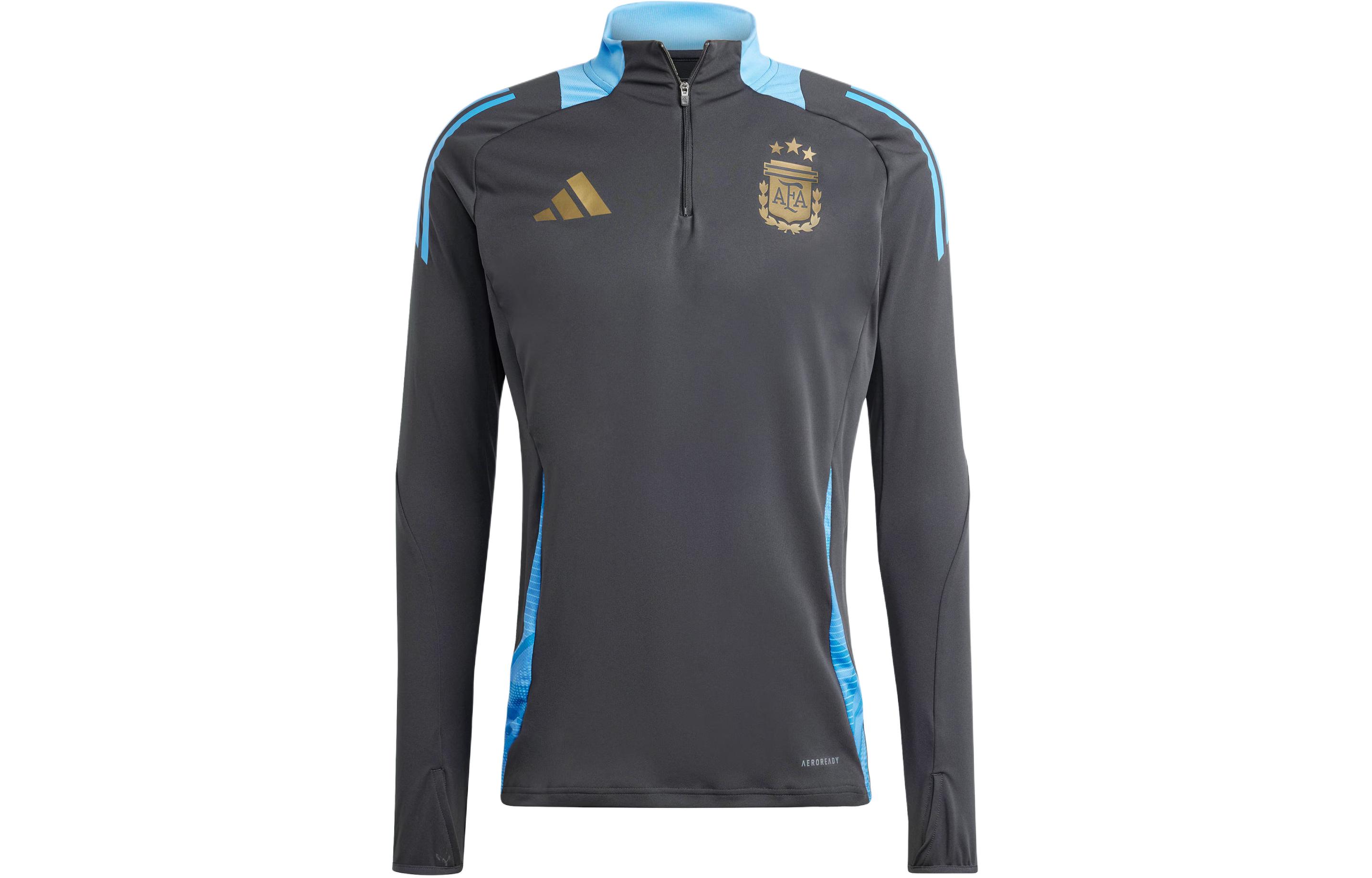 Футболка Adidas Argentina Tiro 24 Competition Top мужская угольно-черная