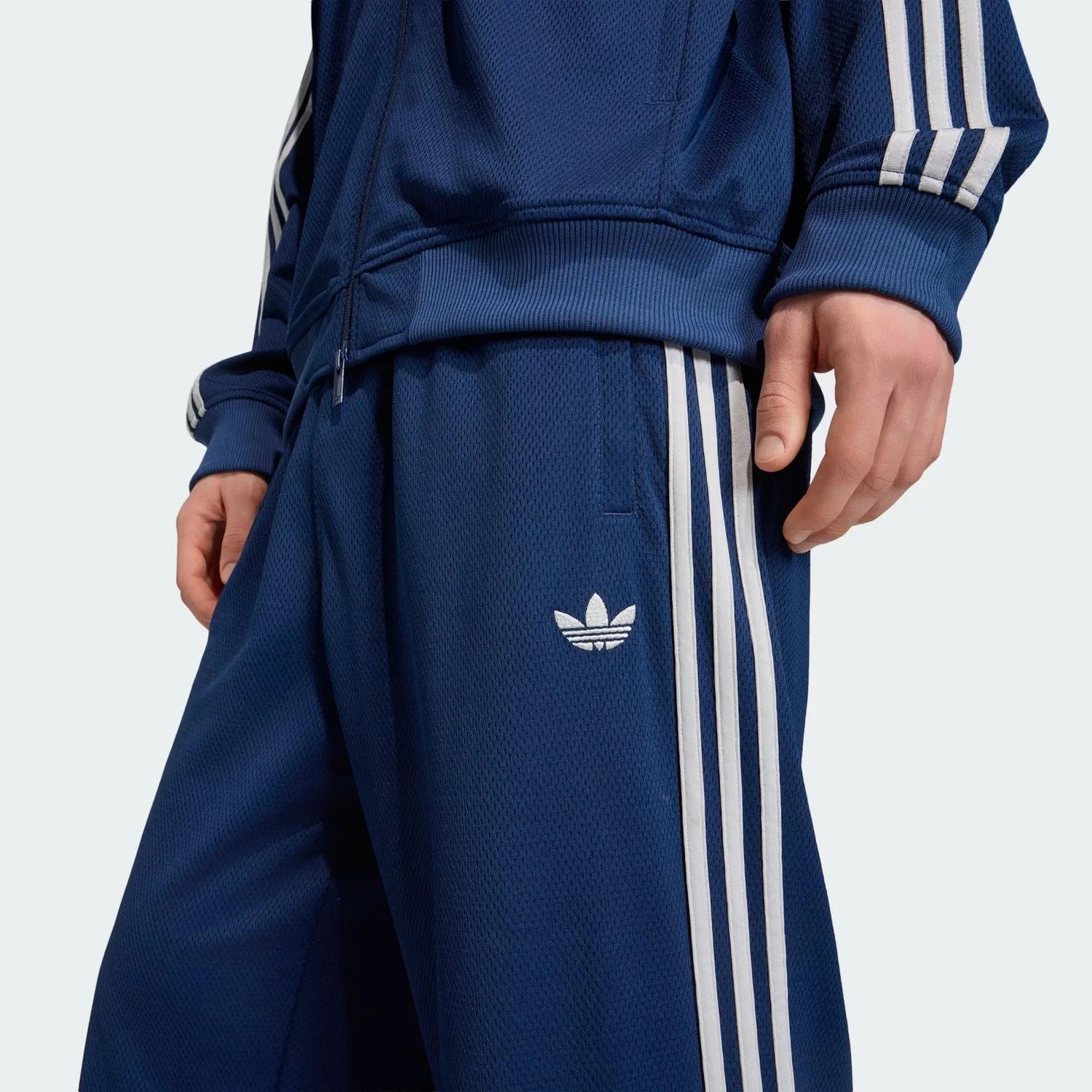 Брюки Adidas Originals свободного кроя Adicolor Sst, синий — фото 4