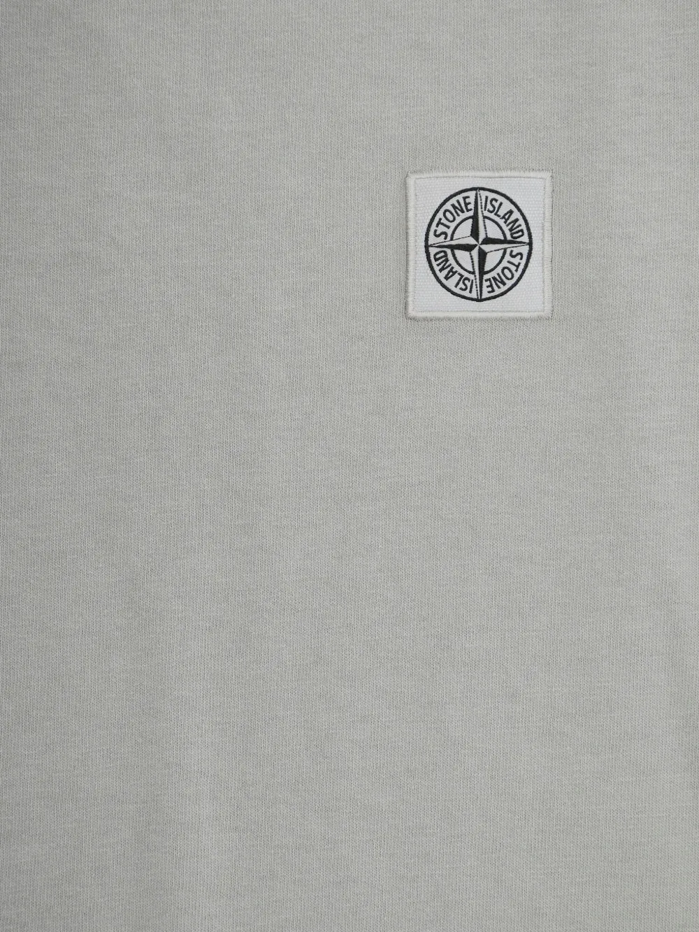 Футболка с нашивкой-логотипом Stone Island Junior, серый — фото 3