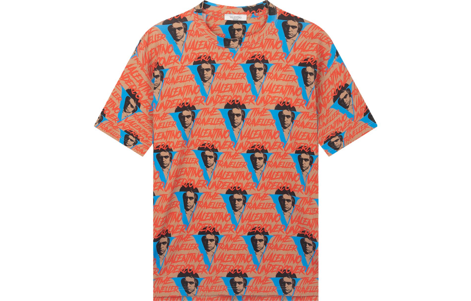 

Футболка мужская разноцветная Valentino, мультиколор