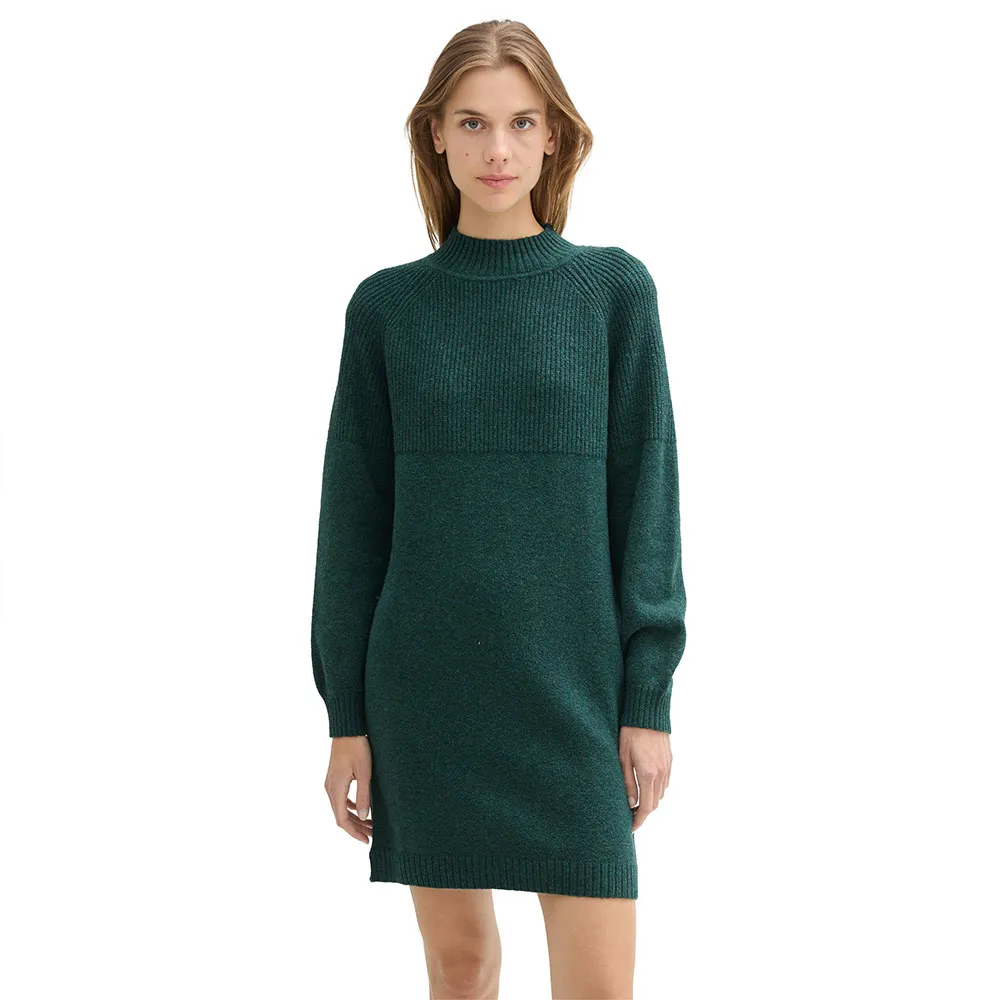 

Платье Tom Tailor Knit Mock Neck, зеленый