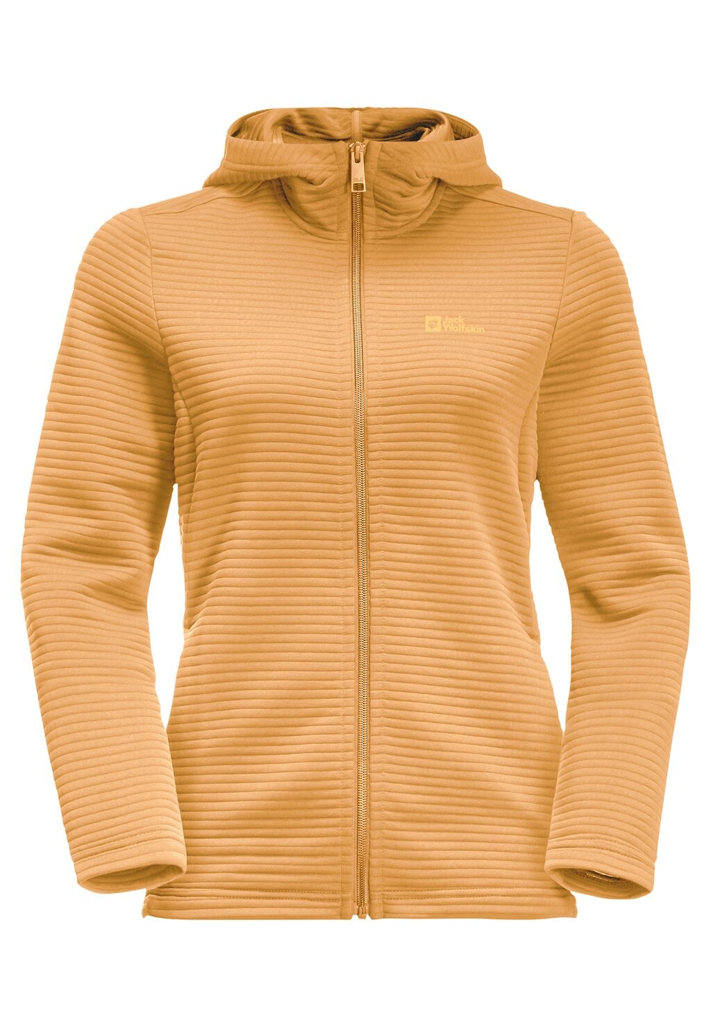 

Флисовая куртка MODESTO HOODED Jack Wolfskin, цвет honey yellow