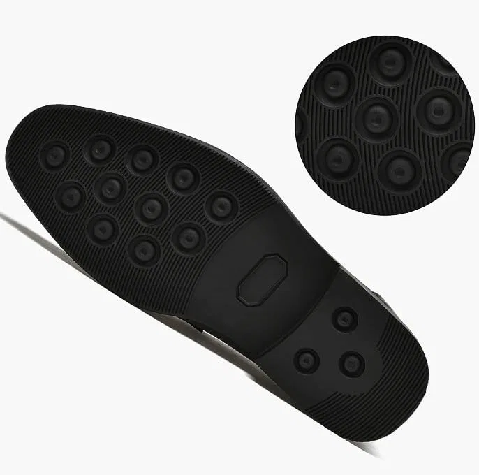 Оксфорды мужские, нескользящие, Black SDKOLPBNMZX — фото 4