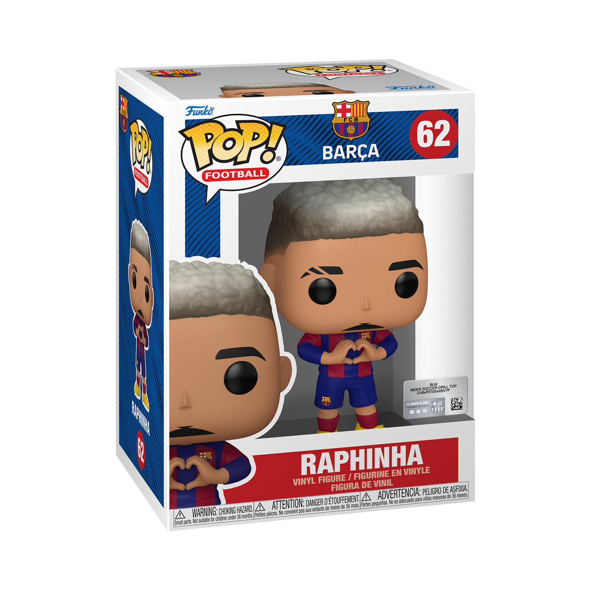 

Funko POP! Футбол, коллекционная фигурка, Барса, Рафинья, 62 года.