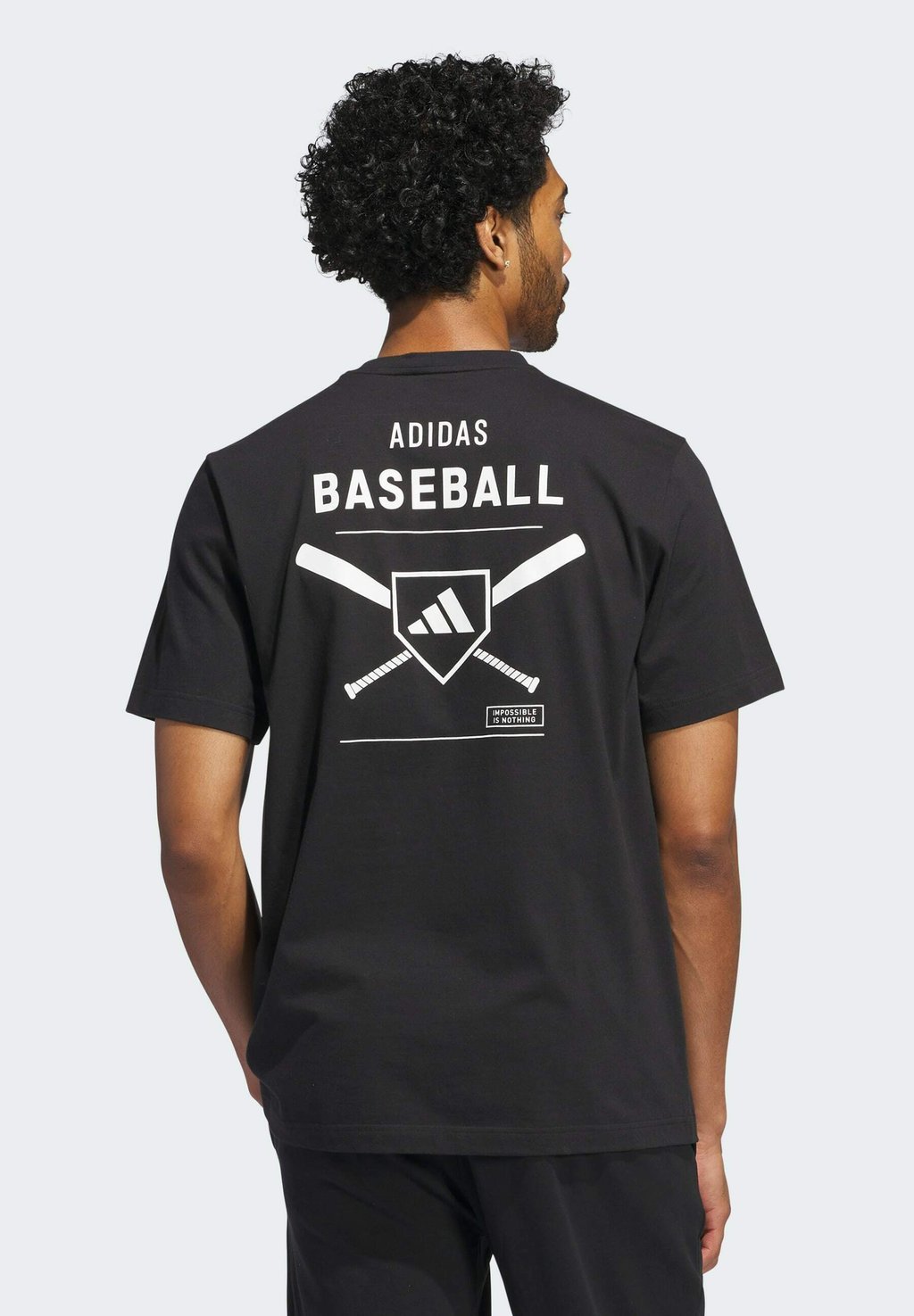 

Футболка с принтом BASEBALL GRAPHIC TEE Adidas Performance, черный