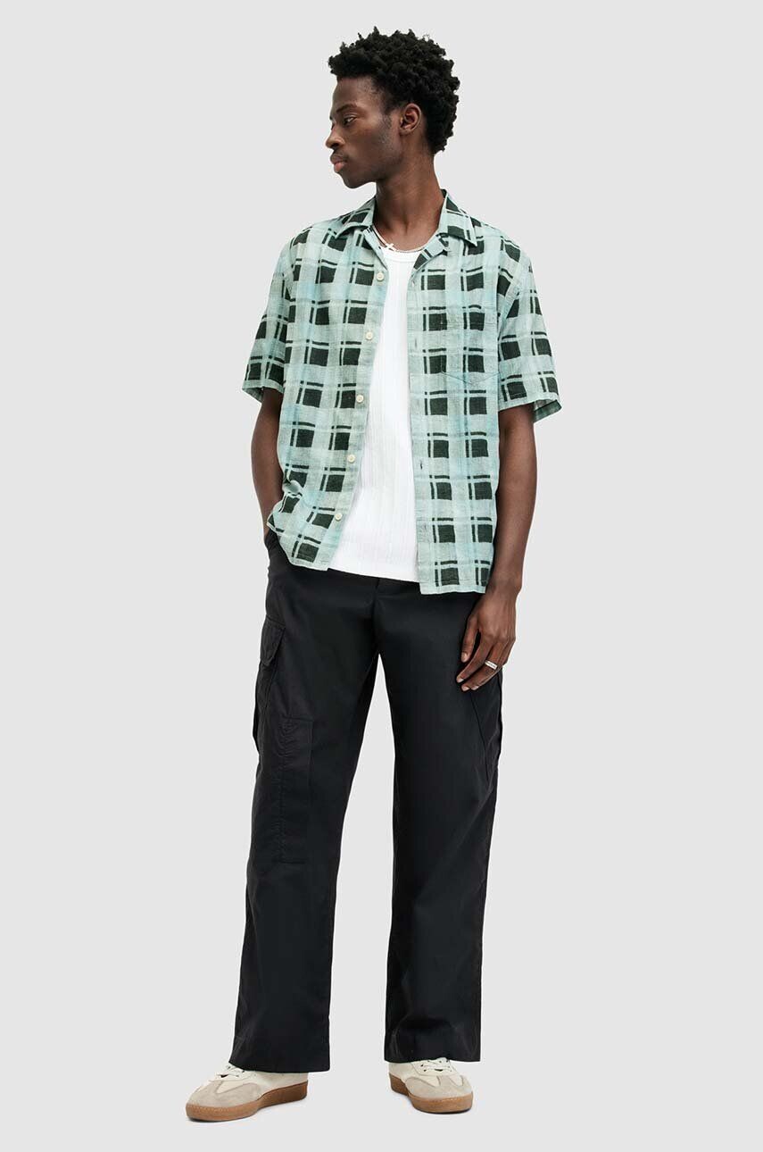 

Хлопковые брюки VERGE AllSaints, черный
