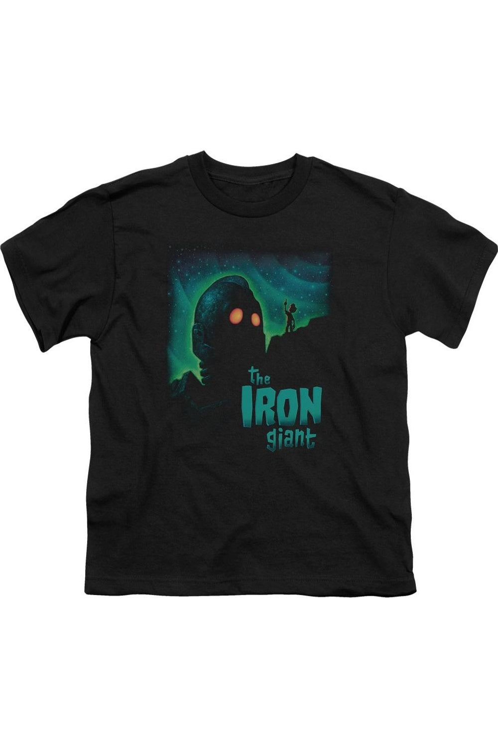 

Футболка Iron Giant "Смотри на звезды" с коротким рукавом для детей Gildan, черный