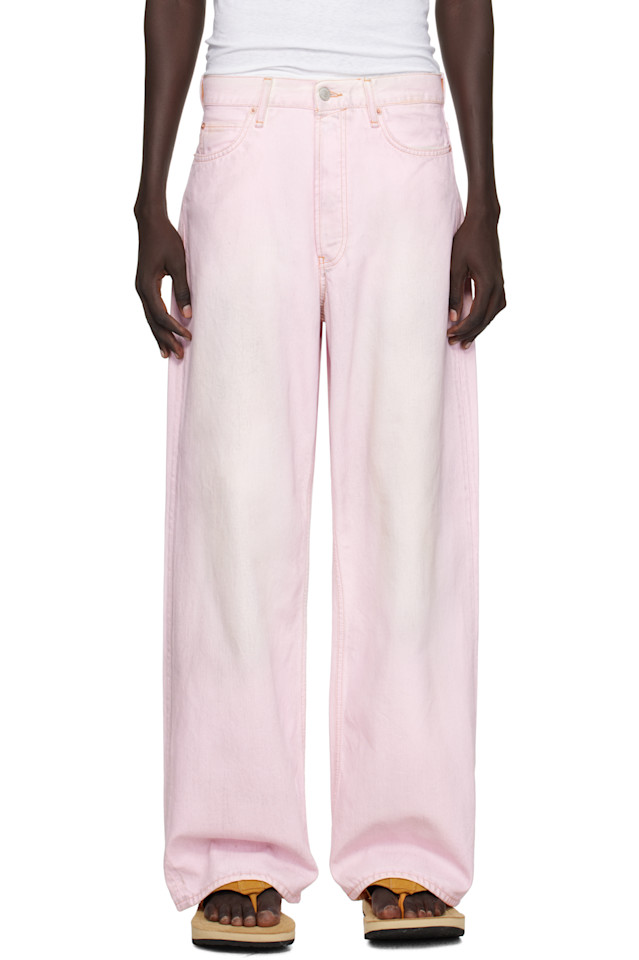 

Acne Studios Розовые свободные джинсы 1981 года