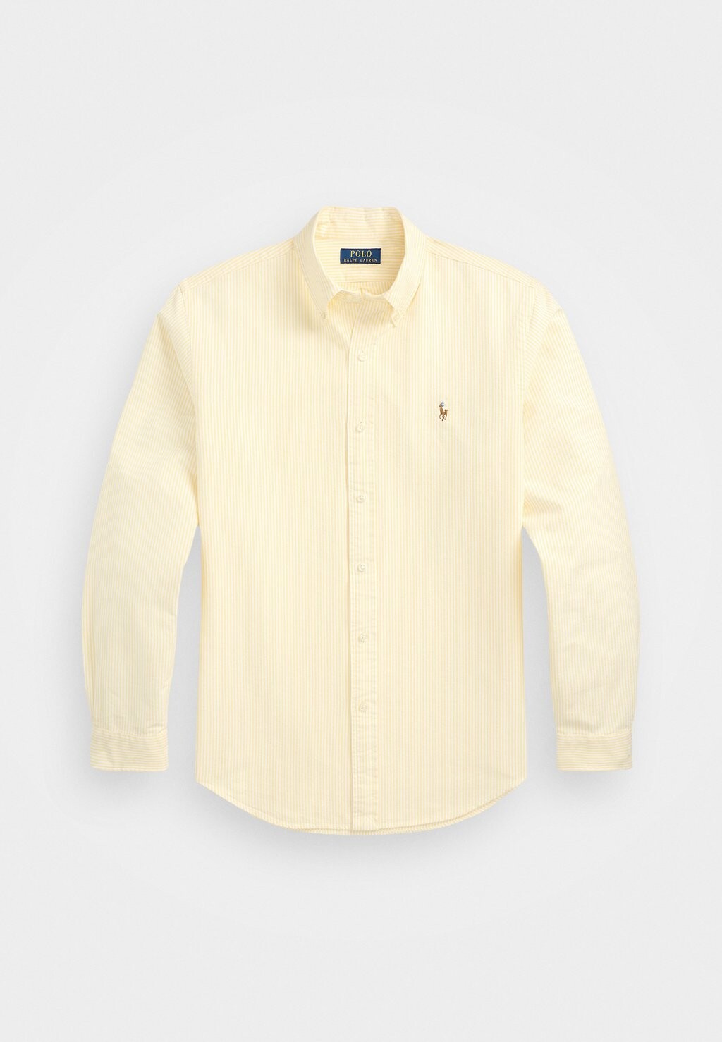 

Рубашка CUSTOM FIT STRIPED OXFORD SHIRT Polo Ralph Lauren, желтый