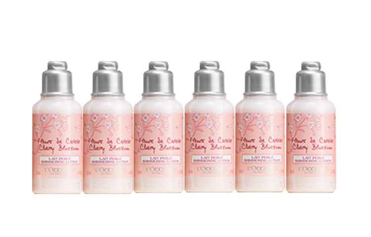 L'OCCITANE Cherry Blossom Travel Kit Лосьон для тела Увлажняющий Ароматный 35мл*4/35мл*5/35мл*6/75мл/75мл*2 LOCCITANE, 35ml*4 — фото 4