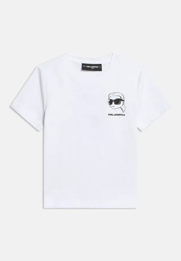 Футболка унисекс с принтом Karl Lagerfeld Kids, White — фото 3