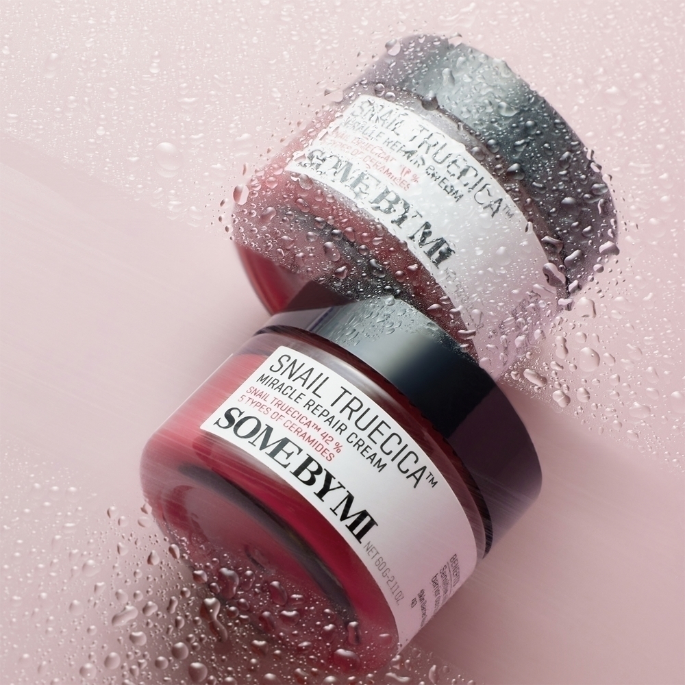 Крем для лица SPF SOME BY MI Успокаивающий и увлажняющий с экстрактом улитки Truecica Miracle Repair Cream — фото 4