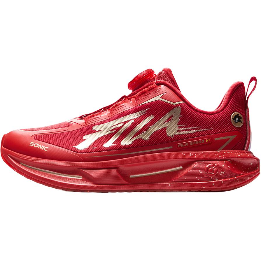 

FILA KIDS Кроссовки детские низкие Rebound, устойчивые к истиранию ткани, красные