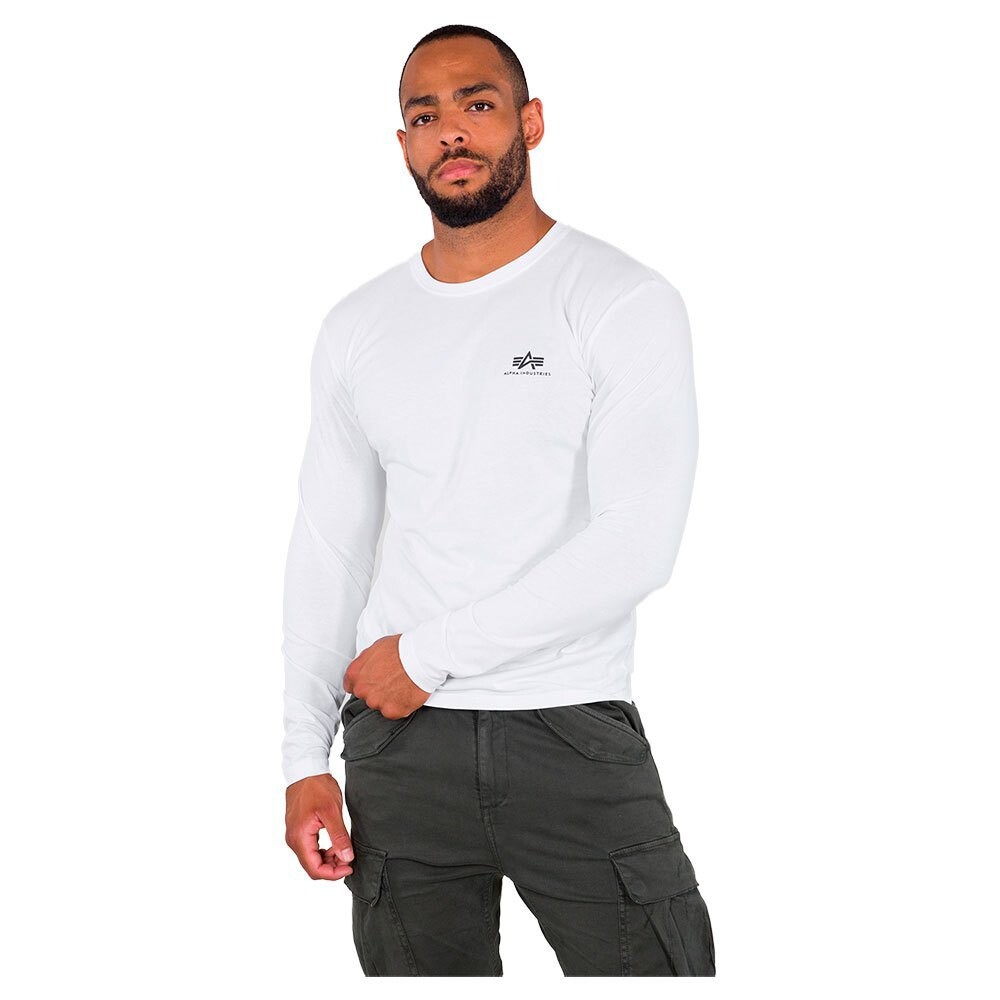 

Футболка Alpha Industries Basic Small Logo, белый