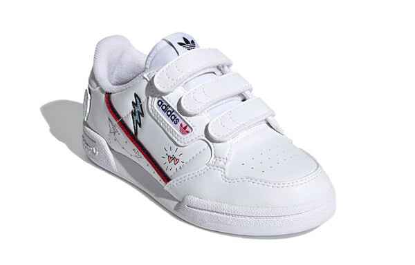 Кроссовки континентальные 80 j Adidas, белый — фото 3