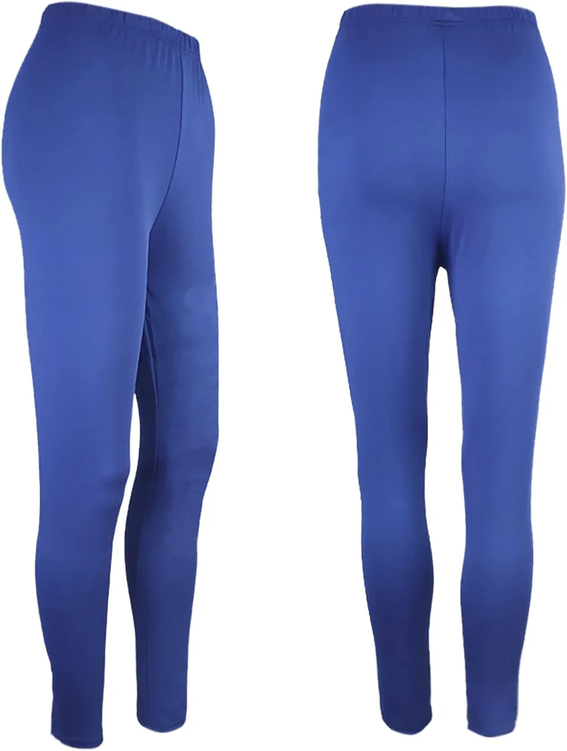 Леггинсы для йоги, высокие, Slim Fit, Generic, Blue