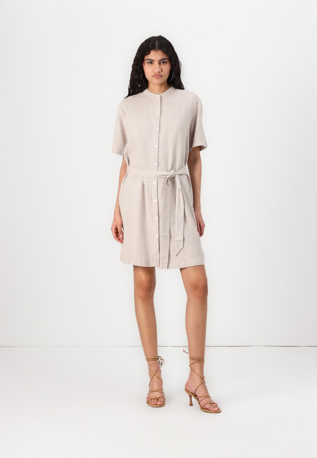

Платье-рубашка PENNIE GINIA 2/4 SHIRT DRESS MSCH Copenhagen, песочный