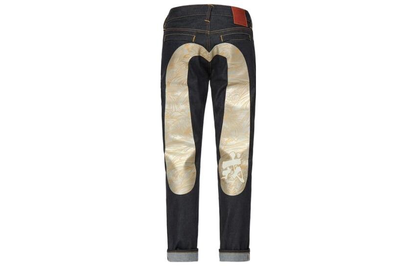 

Джинсы мужские деним синие Evisu, синий