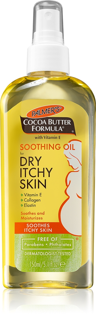 

Формула с маслом какао от растяжек и шрамов, успокаивающее масло для тела для сухой и зудящей кожи Palmer’S, 150 мл