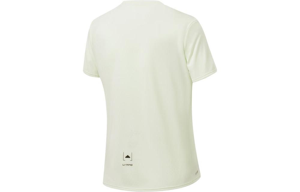 

Футболка для бега LiNing Cream White