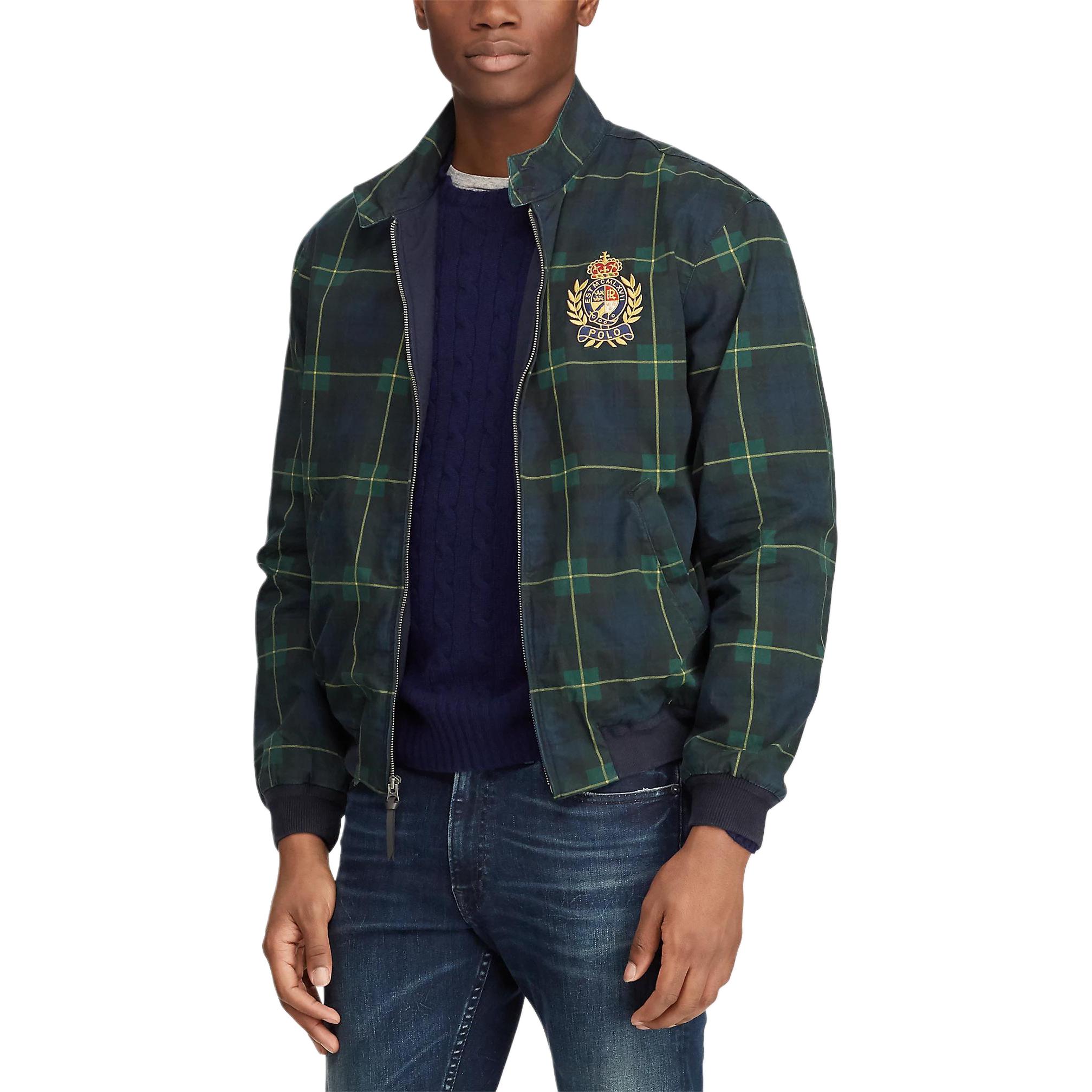 Куртка мужская винтажная зеленая Polo Ralph Lauren — фото 4