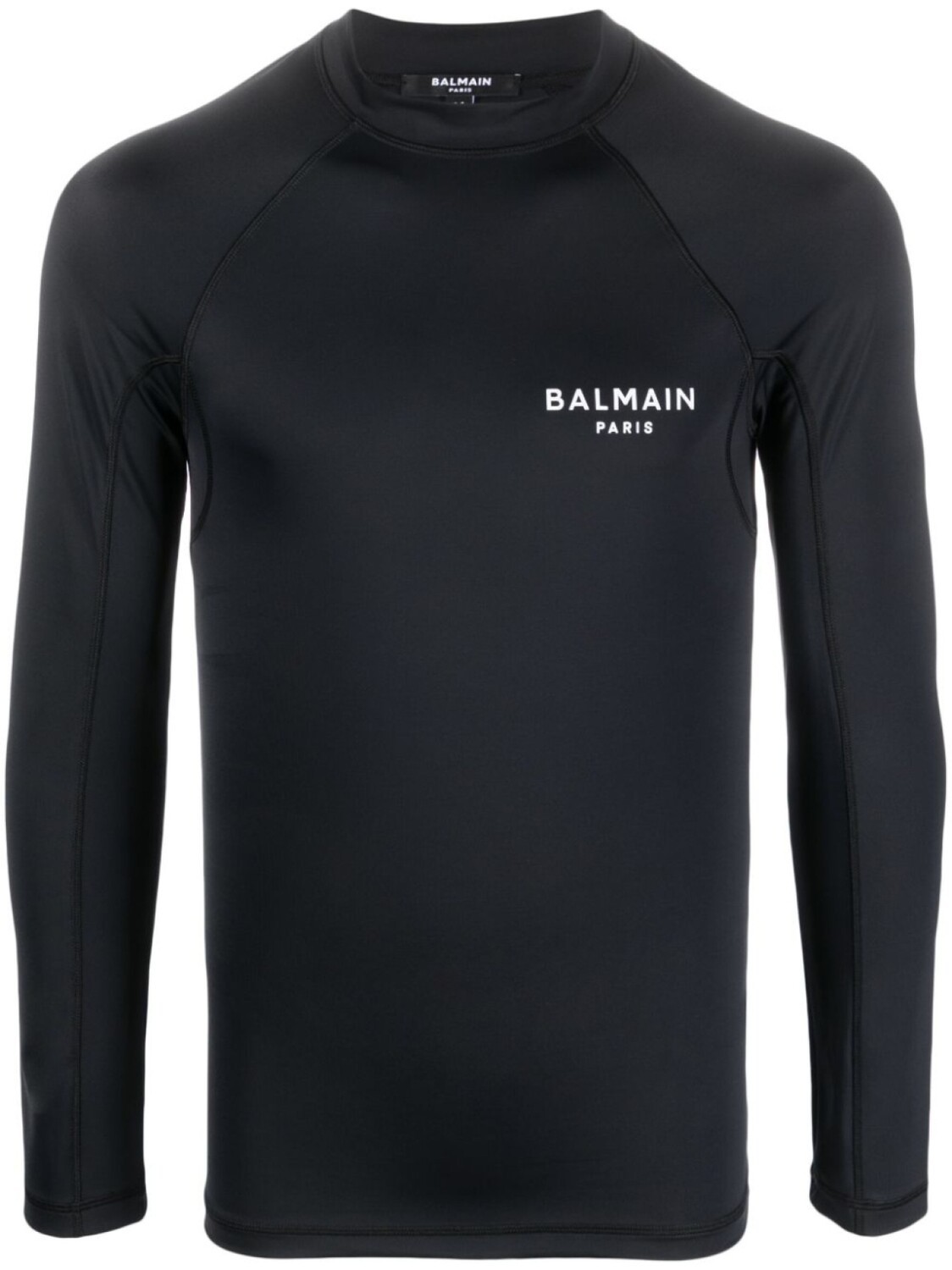 

Balmain футболка с длинными рукавами и логотипом, черный