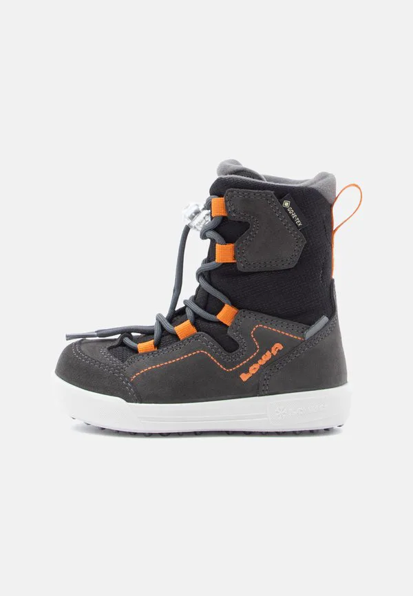 Ботинки raik 2 gtx hi jr унисекс на шнуровке Lowa, Schwarz/Orange
