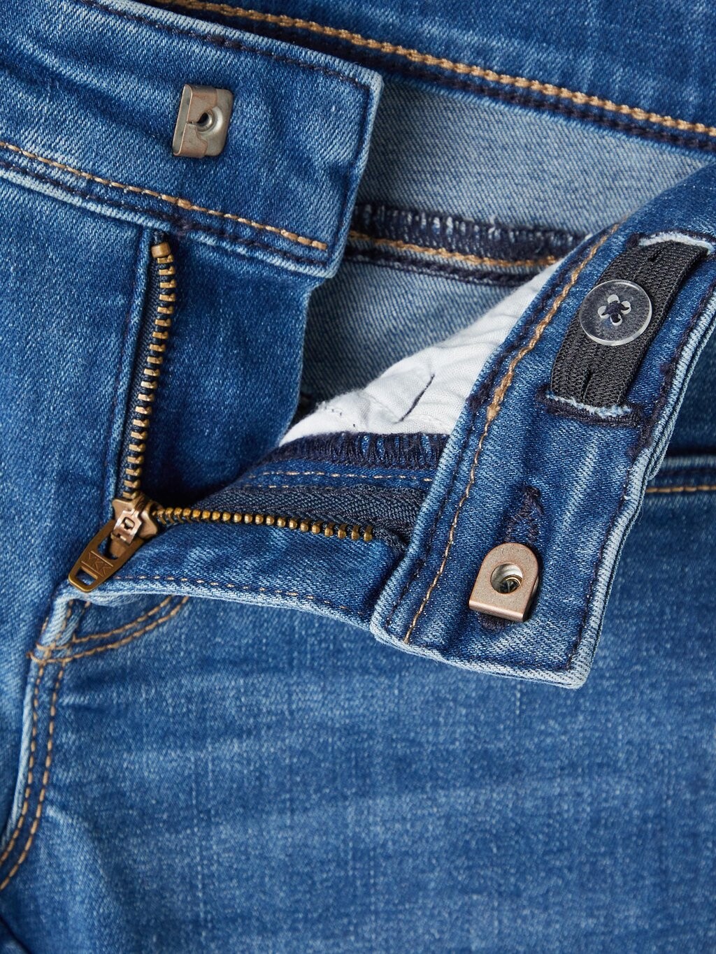 Джинсы-сигареты Nkfpolly Name it, цвет blue denim — фото 3