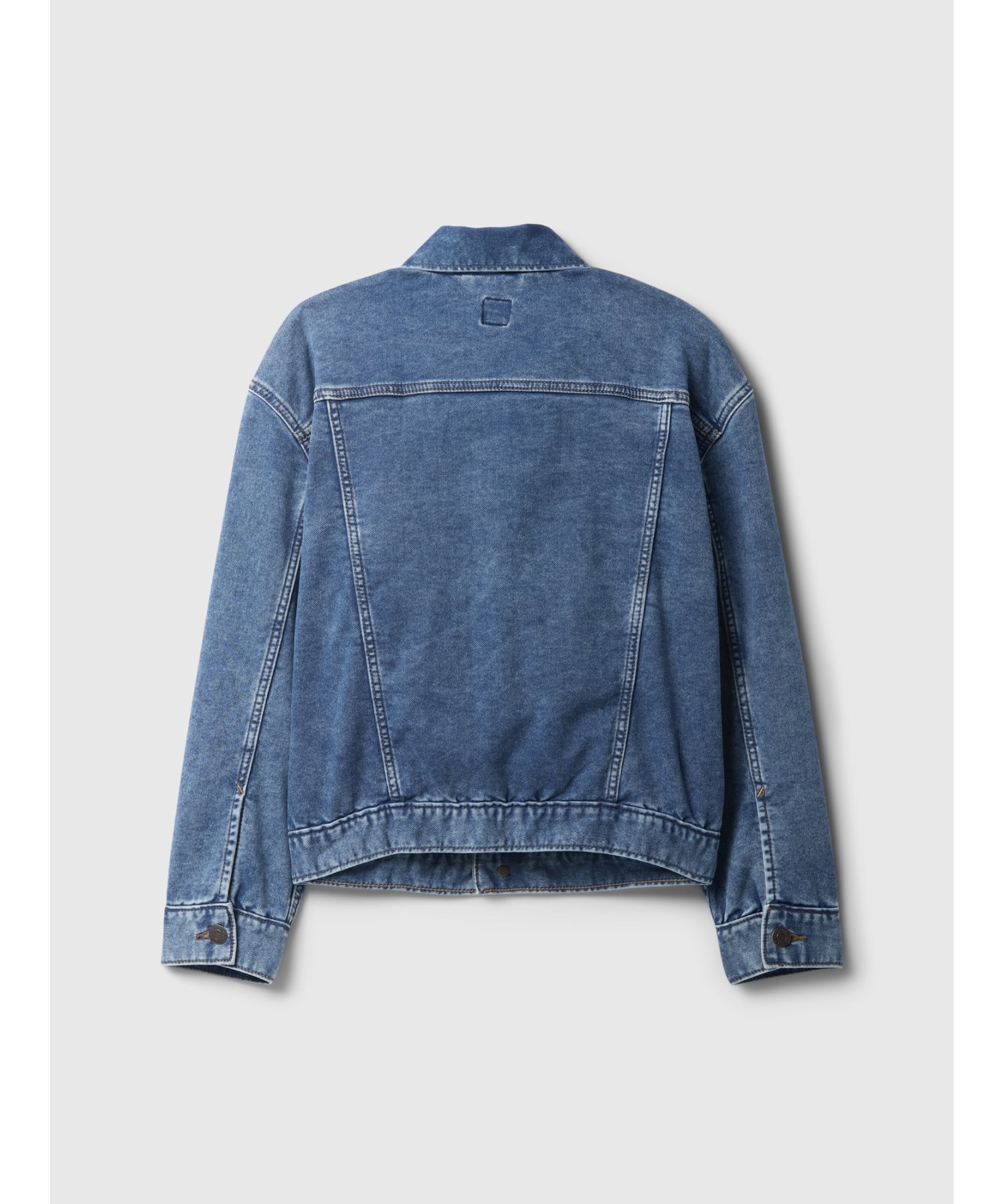 (K) Свободная, очень мягкая джинсовая куртка Icon (детская) GAP, MEDIUM_WASH — фото 2