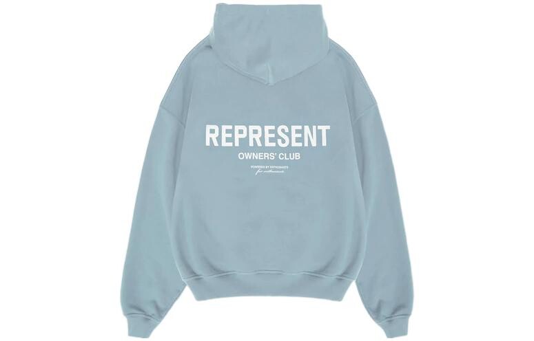 

REPRESENT ПРЕДСТАВИТЬ Мужская толстовка, Светло-синий