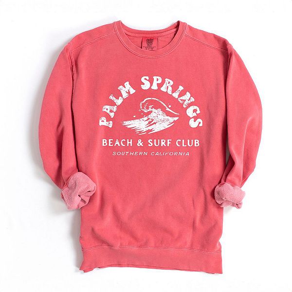 

Свитшот Palm Springs Surf Club с эффектом garment dyed Simply Sage Market, Watermelon, Зеленый, Свитшот Palm Springs Surf Club с эффектом garment dyed Simply Sage Market, Watermelon