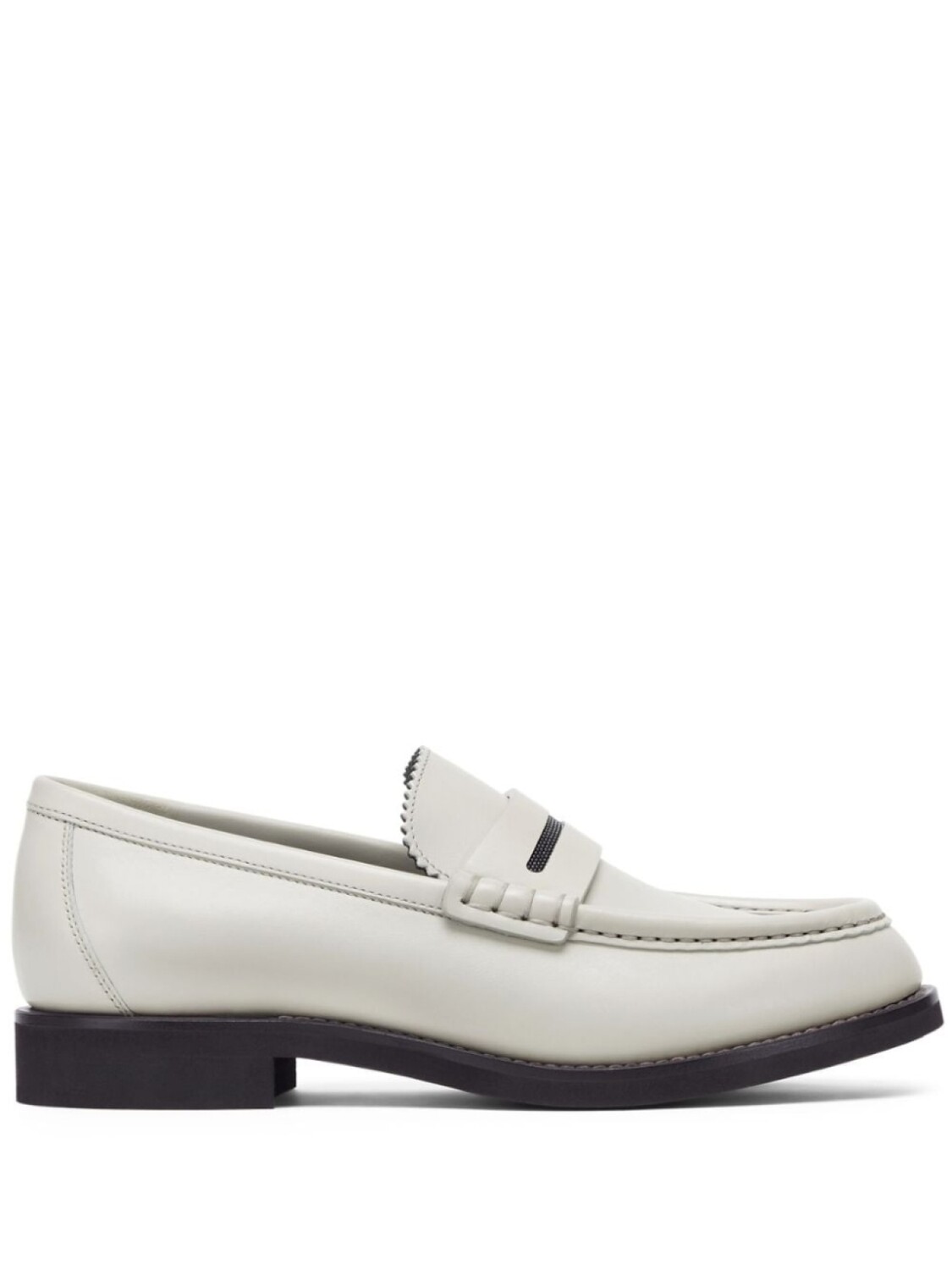 

Brunello Cucinelli пенни-лоферы, белый