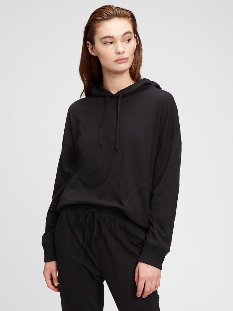 

Пижамный топ из джерси slub Gap, черный