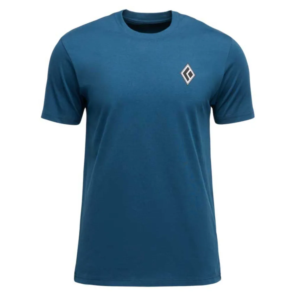 

Футболка с коротким рукавом Black Diamond Heritage Alpinist, синий