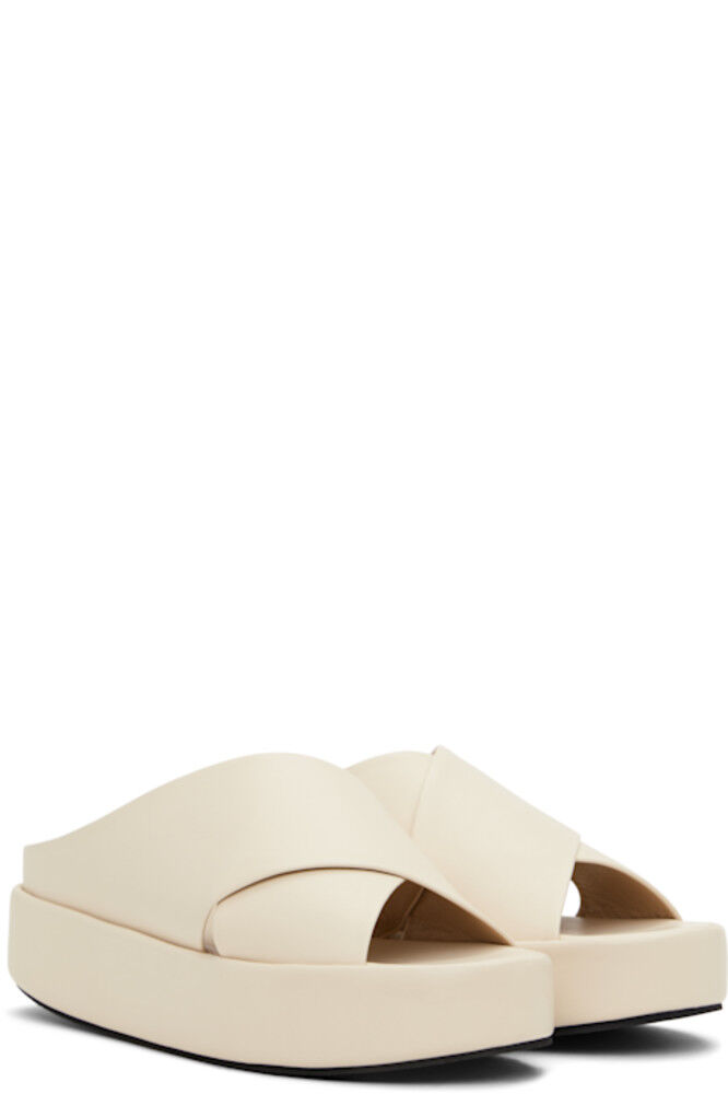 Сандалии Off-White Cross Platform Lauren Manoogian — фото 4