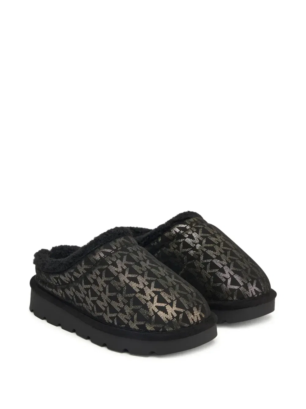 Мюли с логотипом Osaka Michael Kors Kids, черный