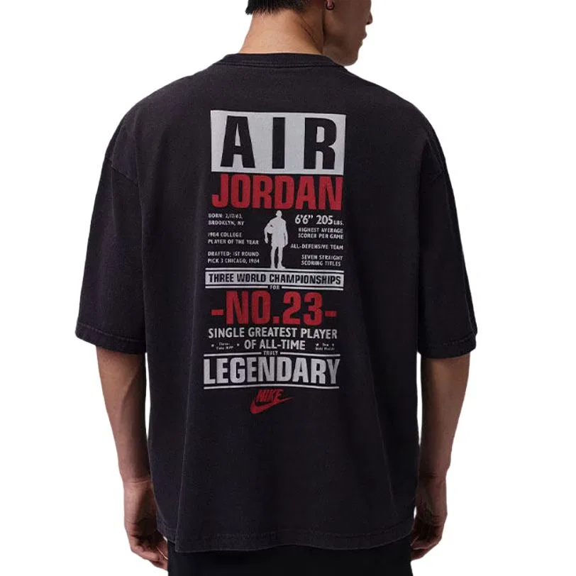 Футболка Jordan Air Crew Neck Black — фото 4