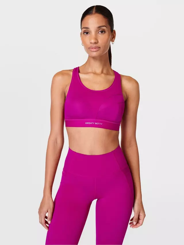 

Спортивный бюстгальтер Sweaty Betty Power Pro Running, цвет fusion/purple