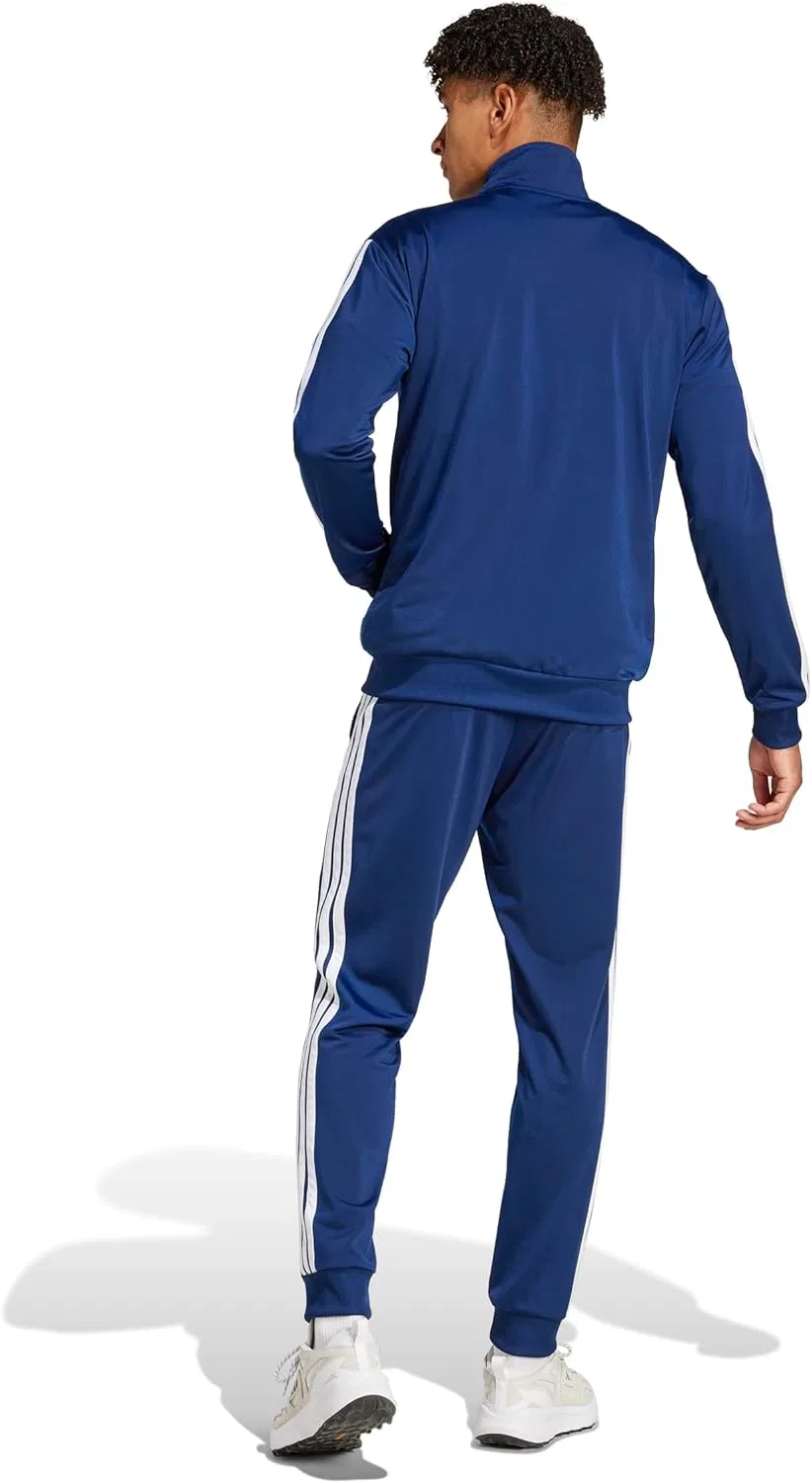 Мужской спортивный костюм adidas Basic с тремя полосками из трикотажа — фото 3