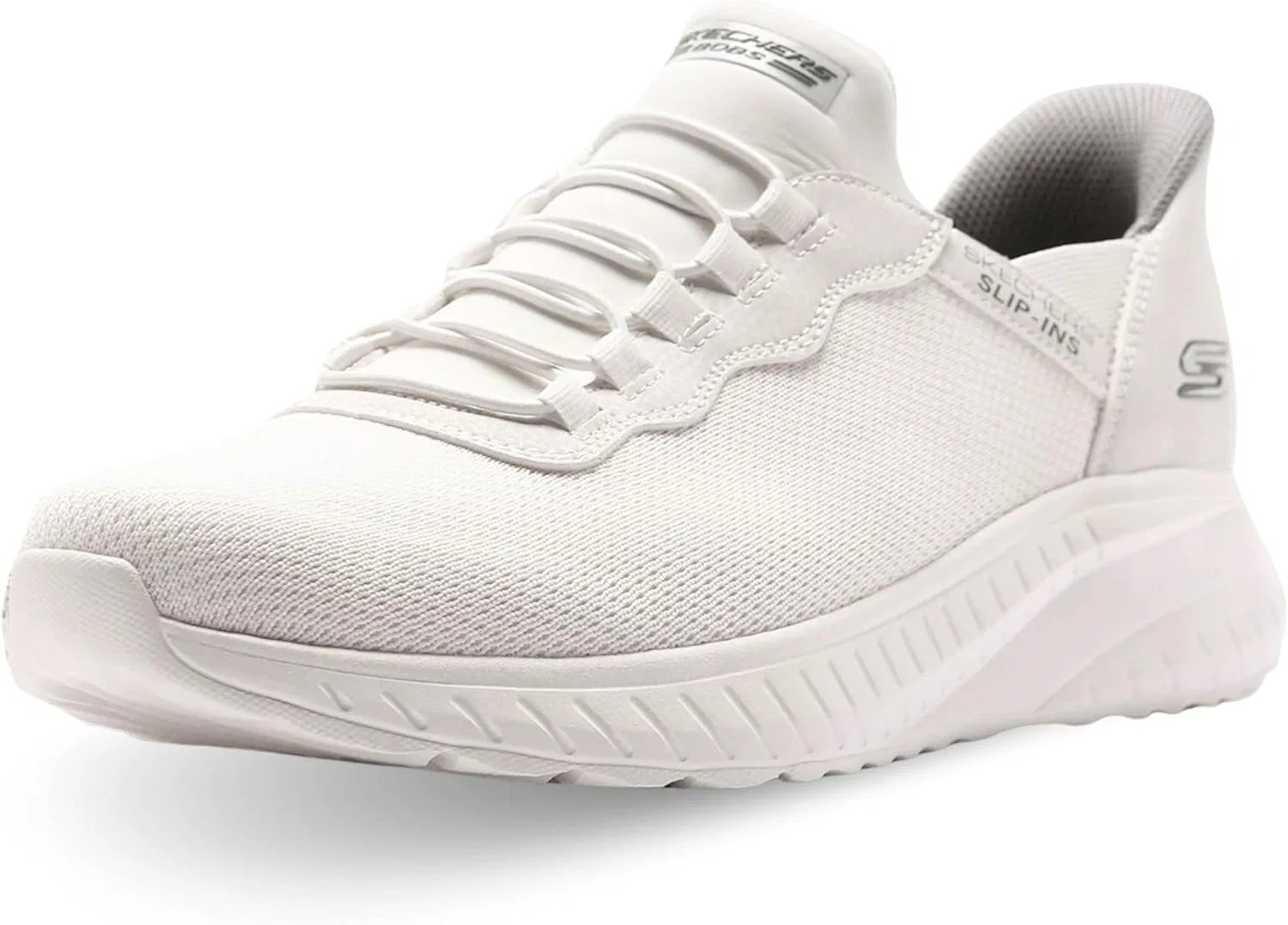 Мужские слипоны Skechers Bobs Squad Chaos Daily Hype, Off White Knit