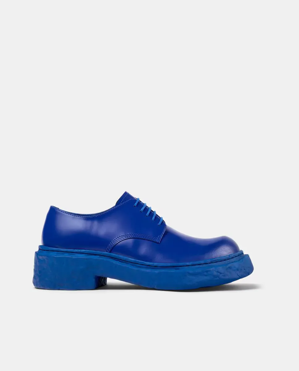 

Кожаные туфли унисекс Blucher с регулировкой шнурка camperlab, синий