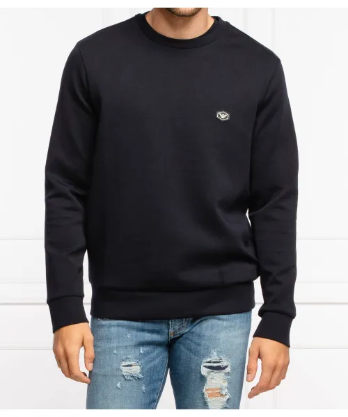 

Толстовка Regular fit Emporio Armani, синий