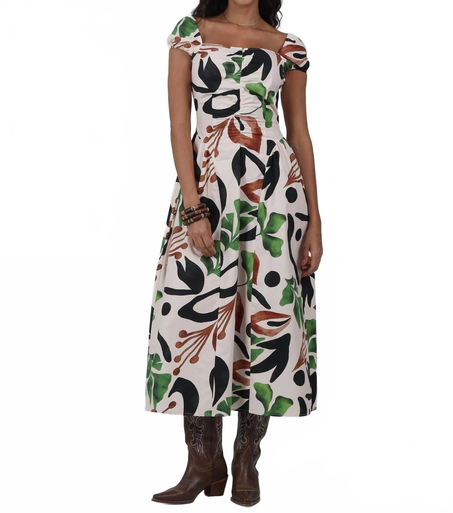 

Aylaya Женское миди-платье Macron Macro, разноцветное