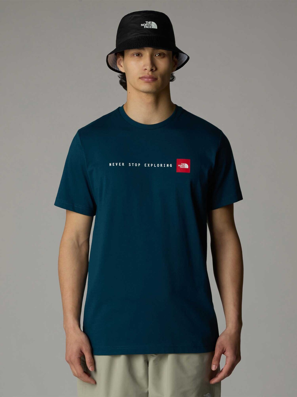 

Футболка The North Face M S/S NEVER STOP EXPLORING TEE, синий