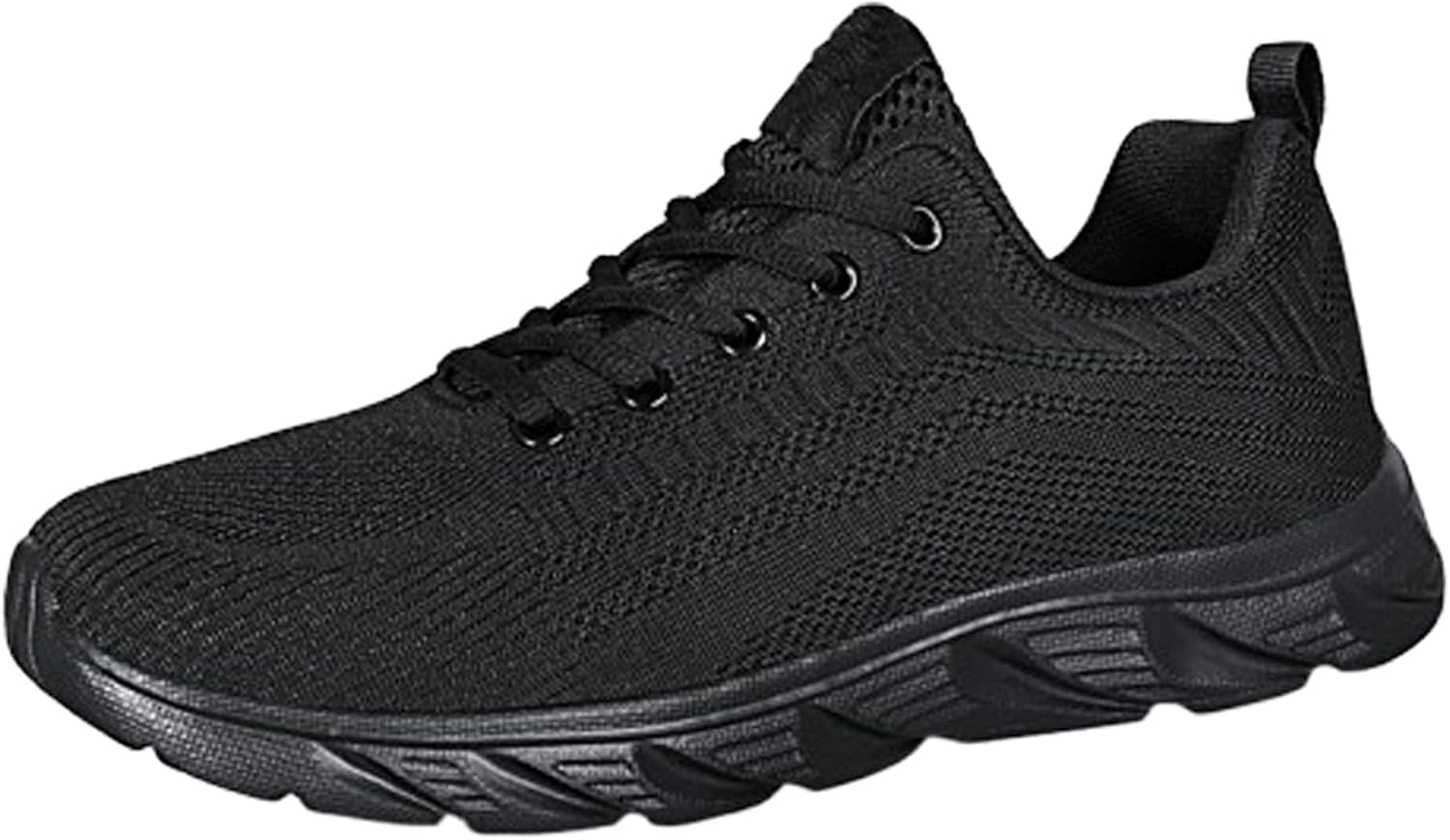 

Мужские прогулочные туфли с поддержкой - легкие кроссовки, дышащие ортопедические Generic, черный