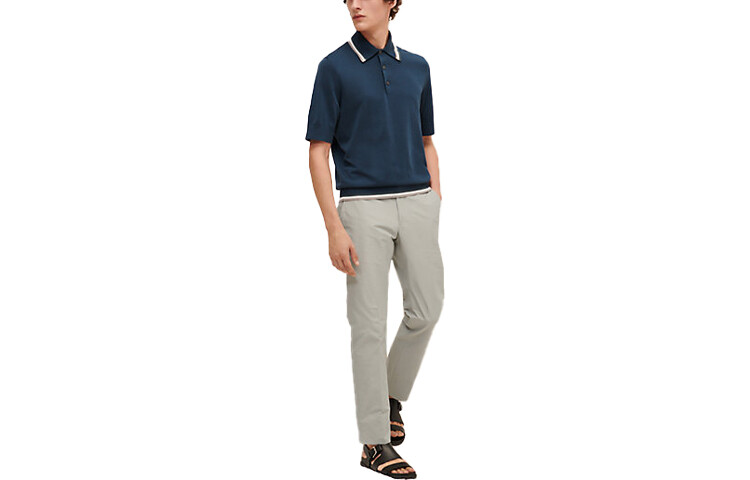 

Рубашка поло мужская Deep Ocean Blue Hermes, синий