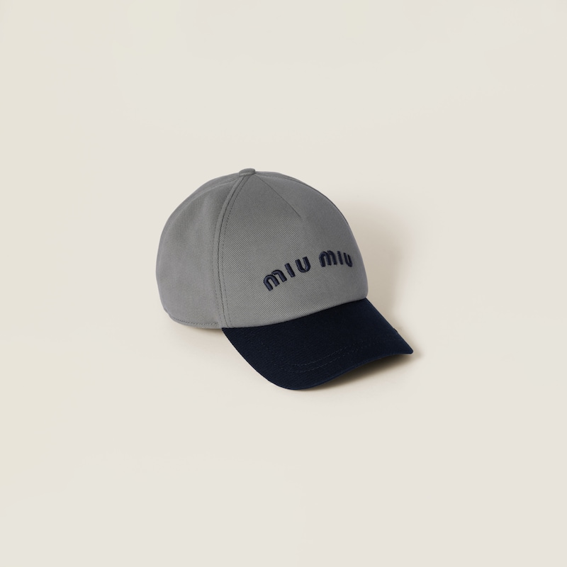 

Бейсболка из хлопка Miu Miu, мультиколор