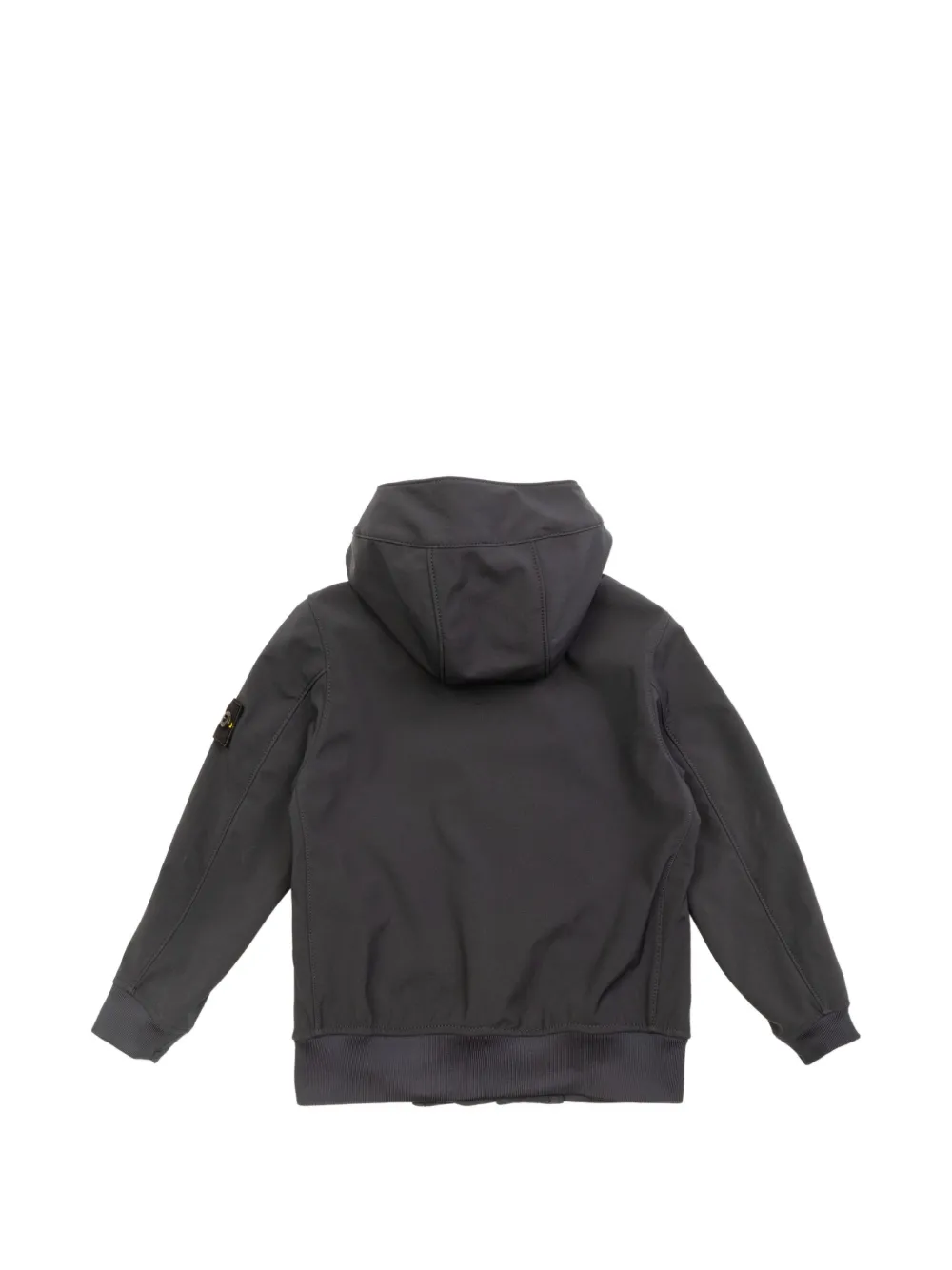 Куртка с капюшоном на пуговицах Stone Island Junior, серый — фото 2