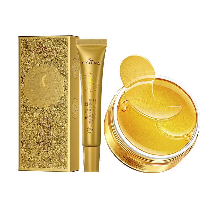 

FONCE Пептидные патчи для глаз gold 60 шт + крем для век shiny tightening 20 мл разглаживание, лифтинг и восстановление